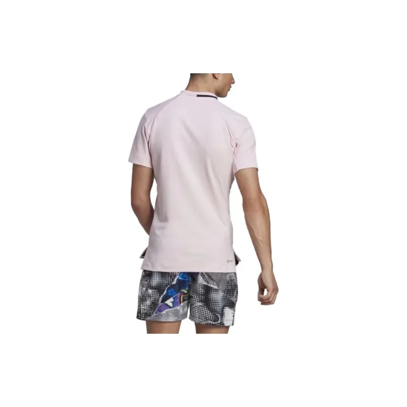Adidas Polo Shirts Men Pink-3