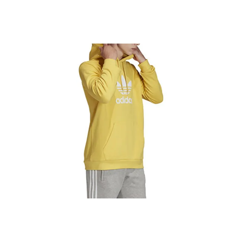 Adidas Originals Trefoil Sweatshirts Men Yellow-3