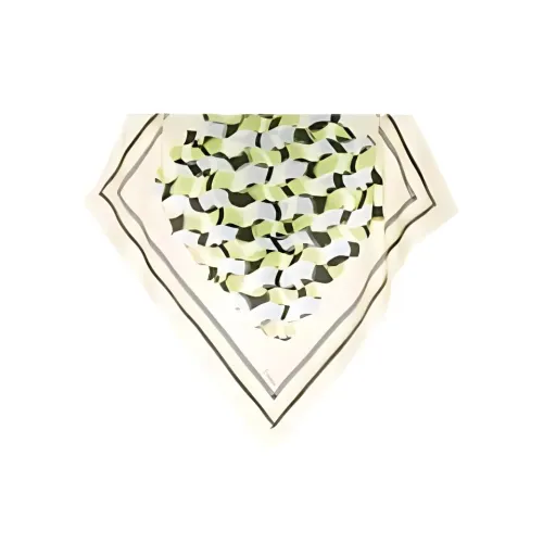 ERDOS Mulberry Silk Scarves Women's Cyber Lime