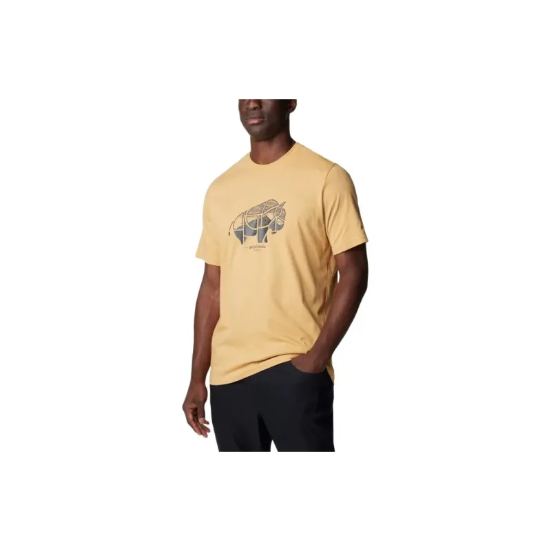 Columbia T Shirts Men Yellow-2