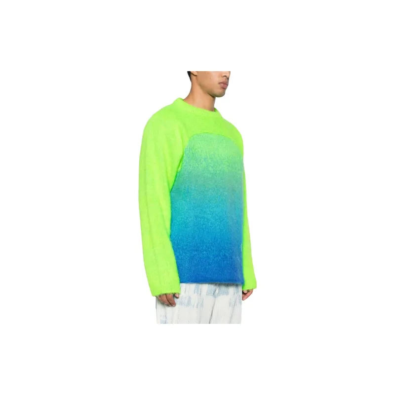ERL Gradient Rainbow Sweater Knit-2