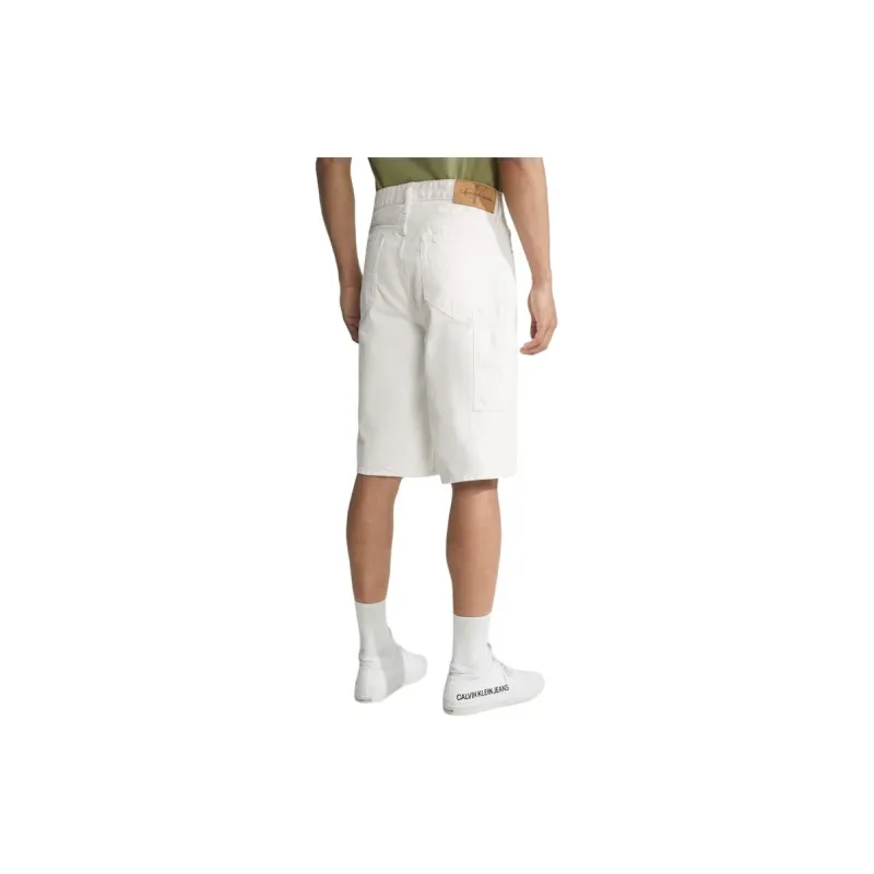 Calvin Klein Denim Shorts Men White Denim-3