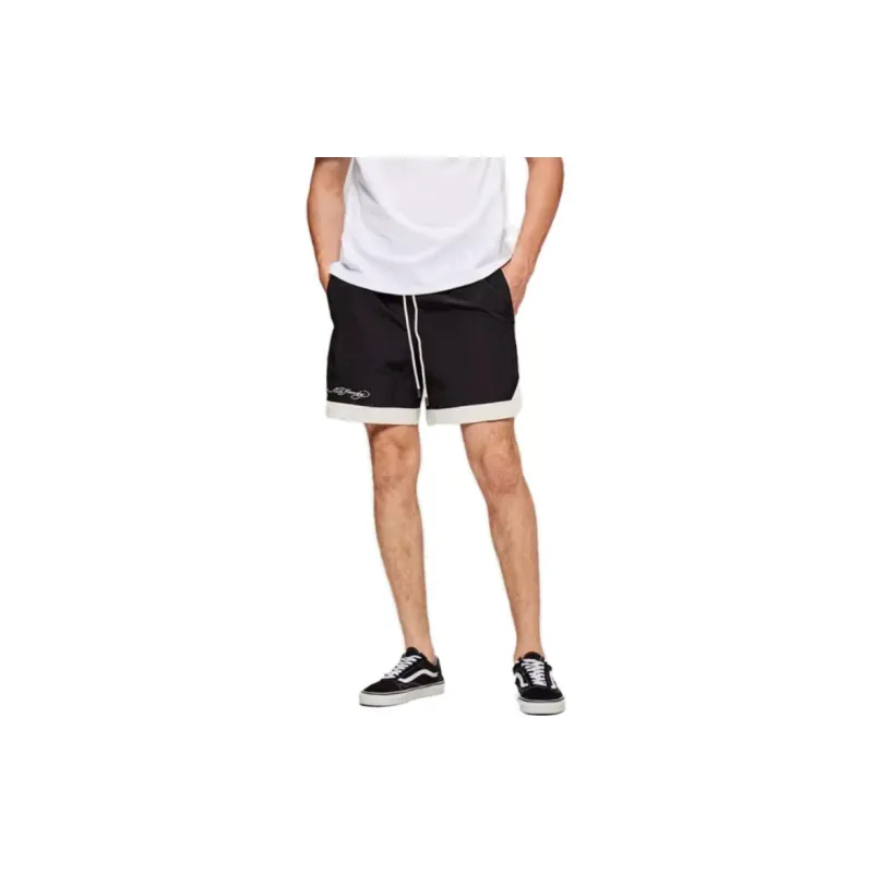 Ed Hardy Casual Shorts Men Black E1PCM063-2