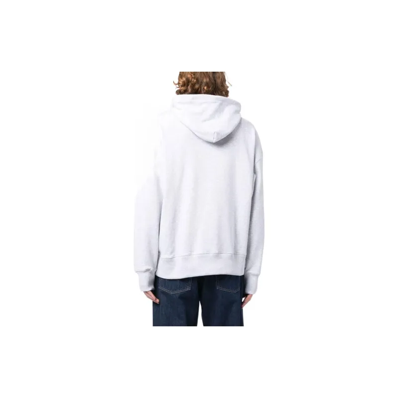 MSGM Sweatshirts Men Gray White-2