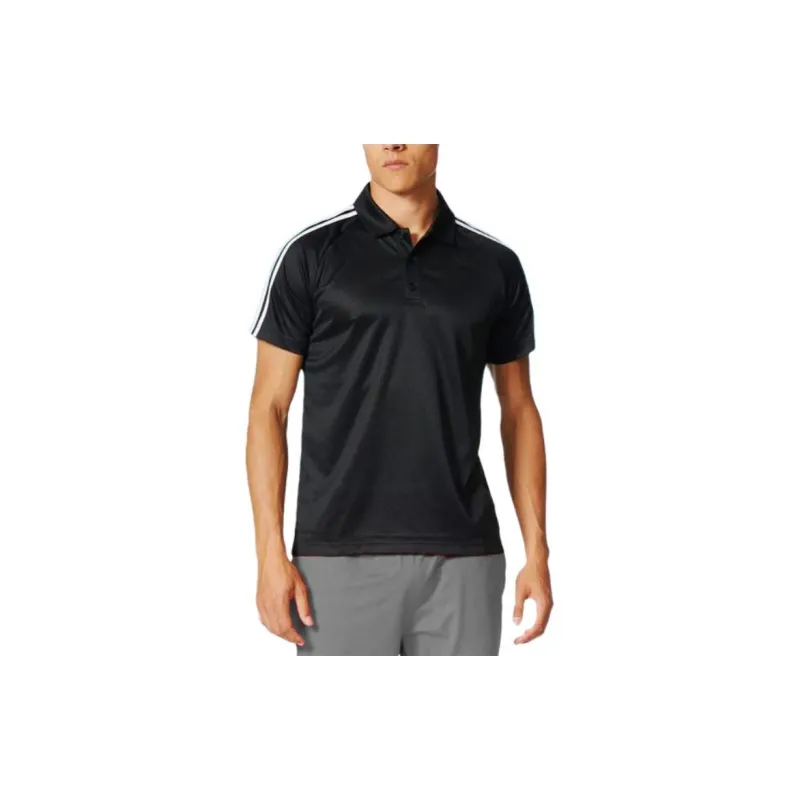 Adidas Polo Shirts Men Black-2
