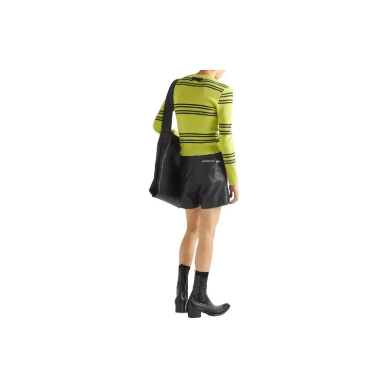 PRADA Sweaters Men Lime Green-1