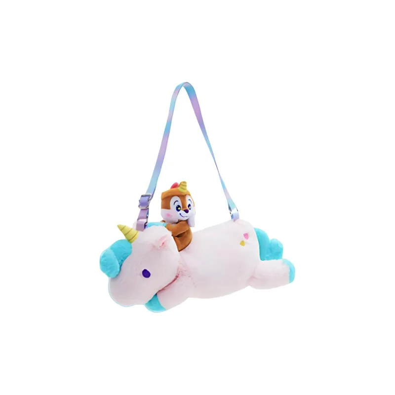 Disney 2023 Spring Mickey And Friends Chip White Dolls Plush Doll 10.5cm Height-2