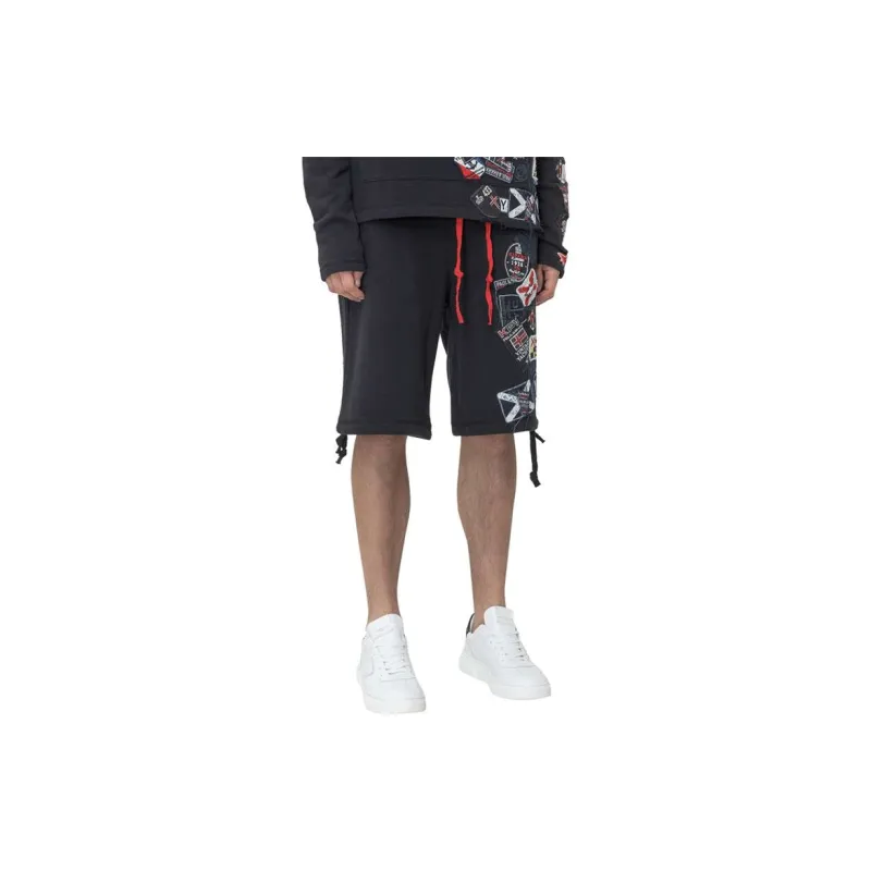 GREG LAUREN Sports Shorts Men Black-2