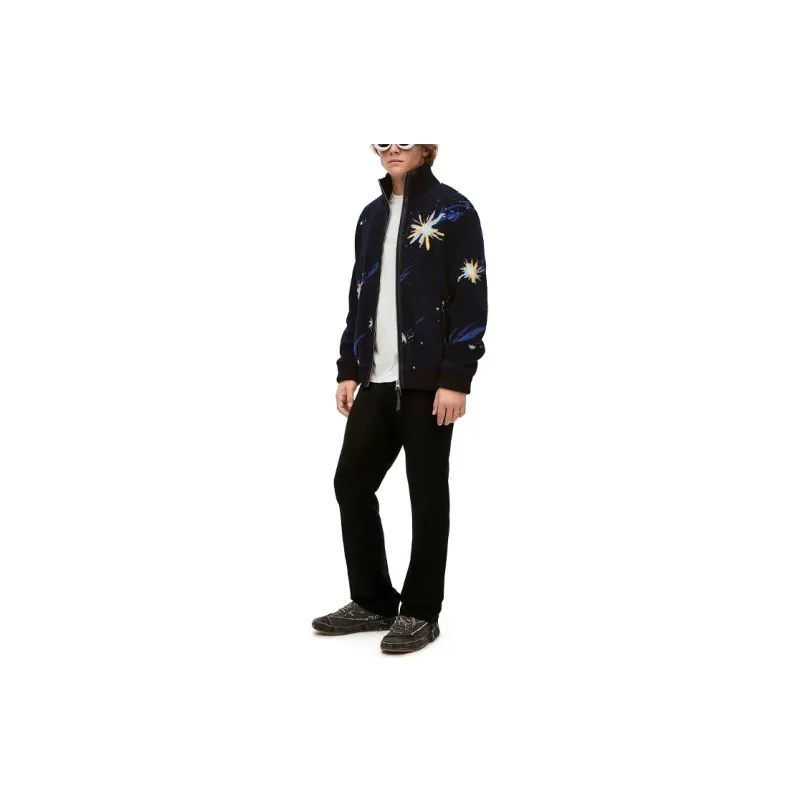 LOEWE X Howl's Moving Castle Jackets Unisex Dark Blue-1