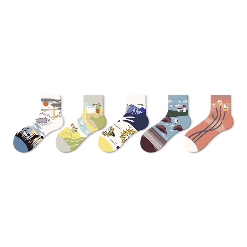JKN Unisex Mid Calf Socks-7