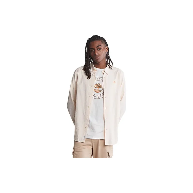 Timberland T Shirts Men White-2