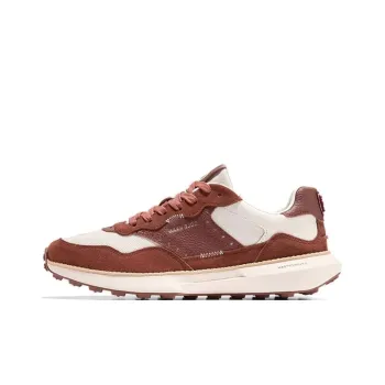 COLE HAAN Low Top Casual Shoes Men's Beige Brown Red