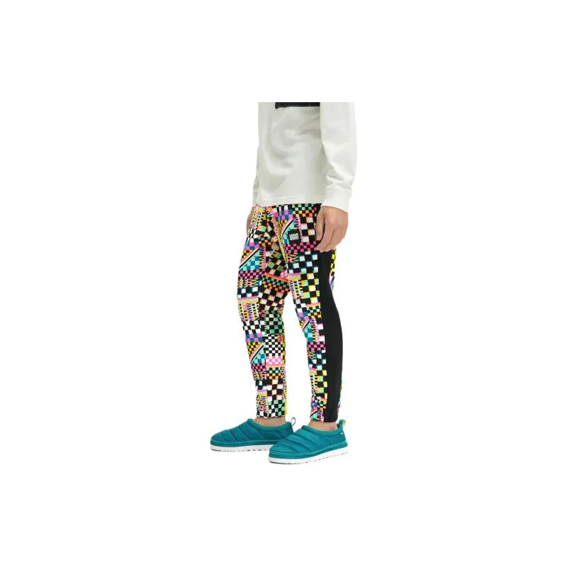 UGG Malachi Jogger Checks Knitted Sports Pants Men's Multicolor-2