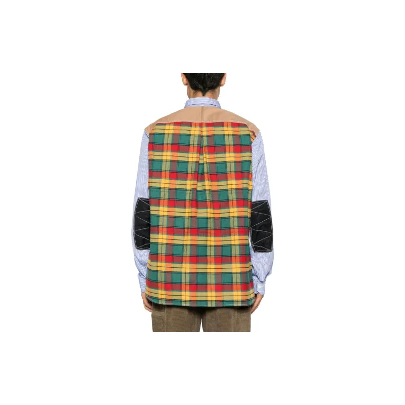 JUNYA WATANABE Panelled Cotton Shirt-1