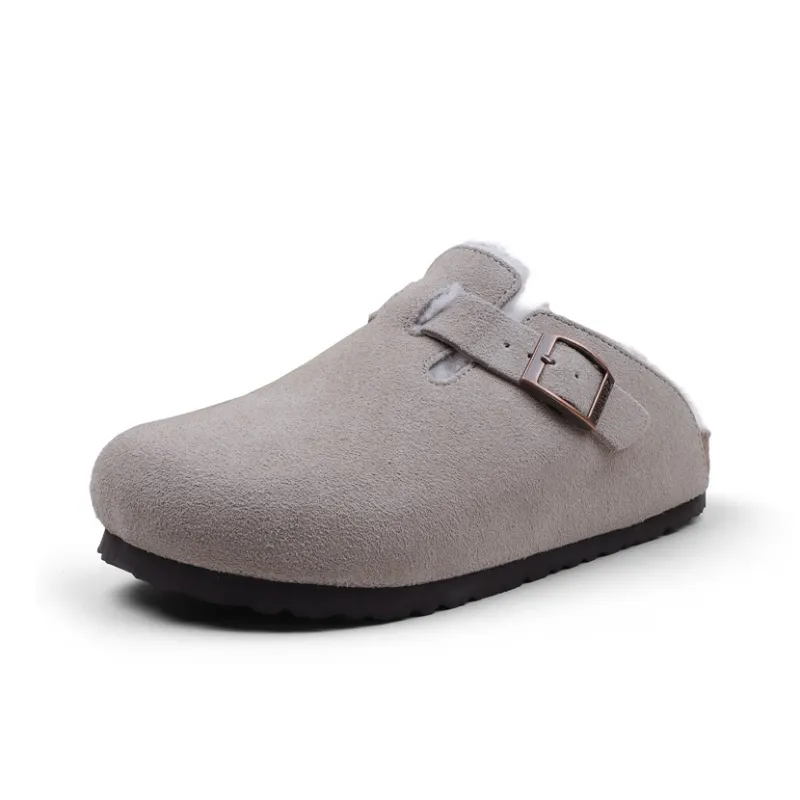 East Garden Works EVA Cork Sole Slip Resistant Abrasion Resistant Birkenstock Closed Toe Slippers Unisex-12