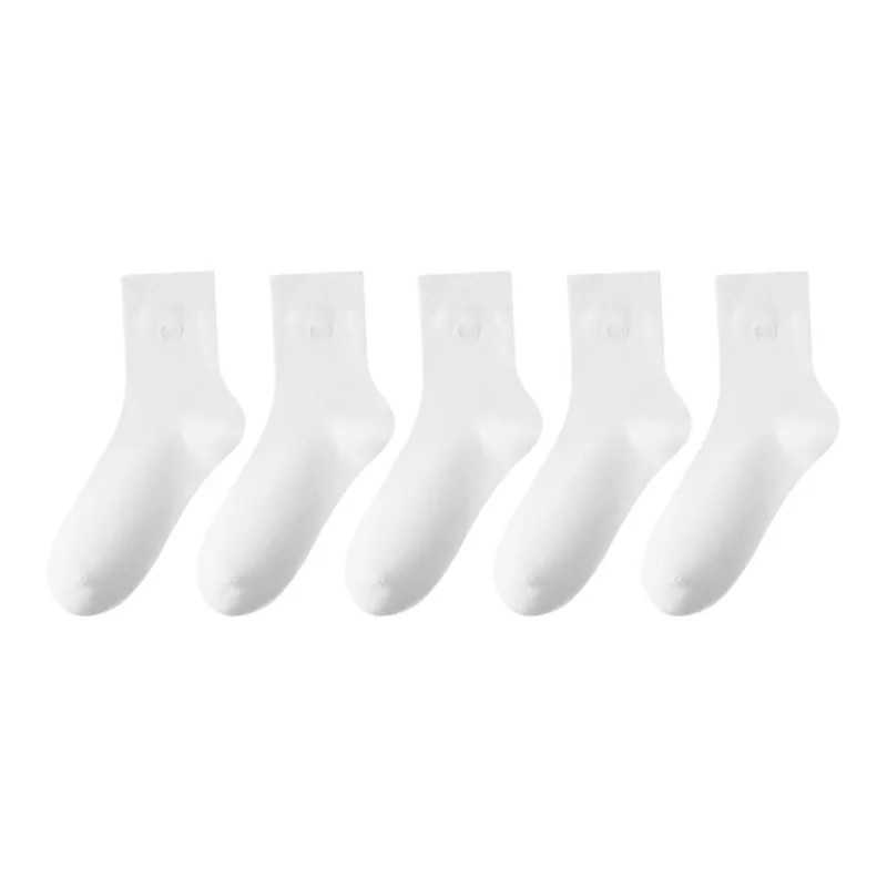 MIIOW Mid Calf Socks Men's 5 Pack-0