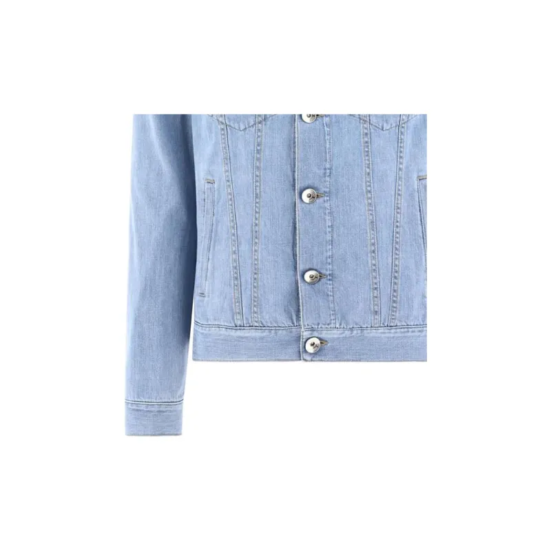 Brunello Cucinelli Buttoned Denim Jacket-2