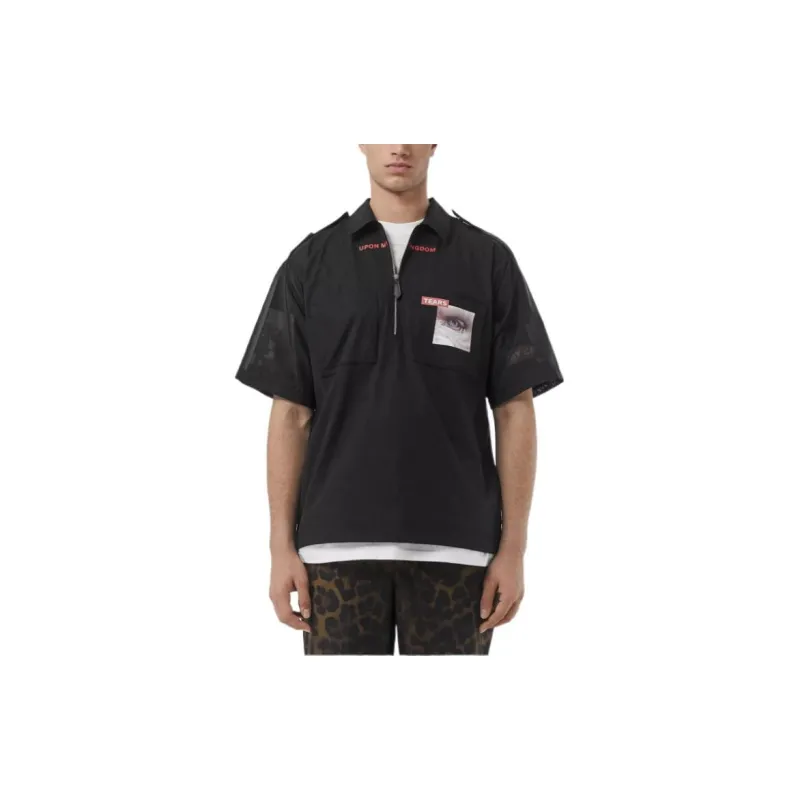Burberry Shirts Men Black-2