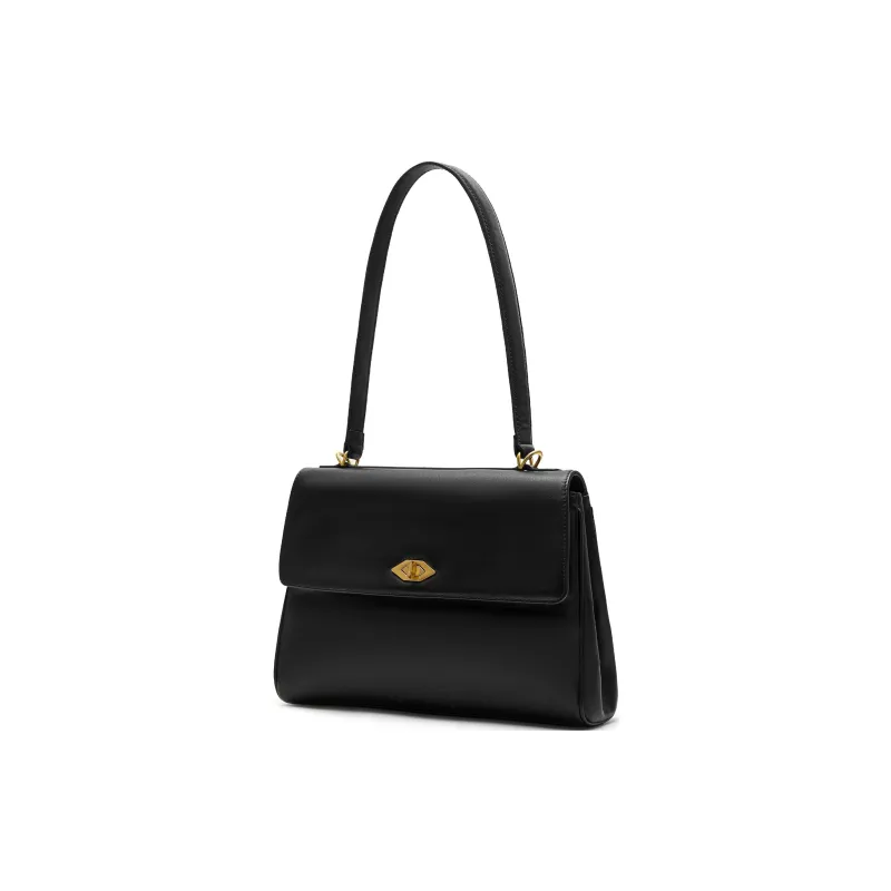 Staccato Cow Leather Tote Portable Crossbody Bag, Shoulder Bag Tubas Women's Vintage Coffee/Night Sky-6