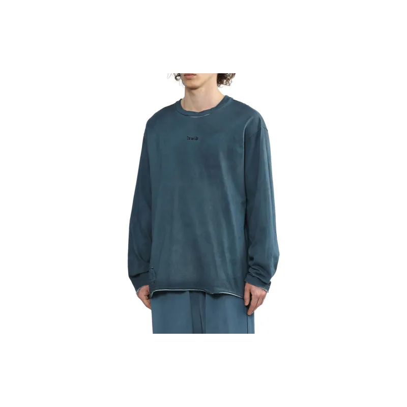 Izzue Graphic print Long sleeve Cotton T shirt-9