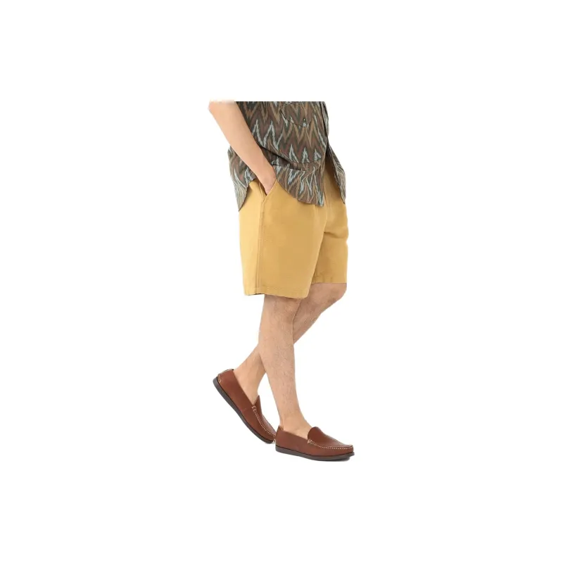 Beams Casual Shorts Men Mustard-2