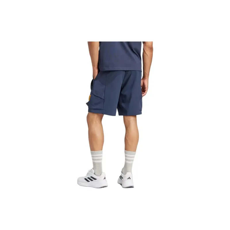 Adidas SS24 Real Madrid Collection Sports Shorts Men's Dark Blue-2