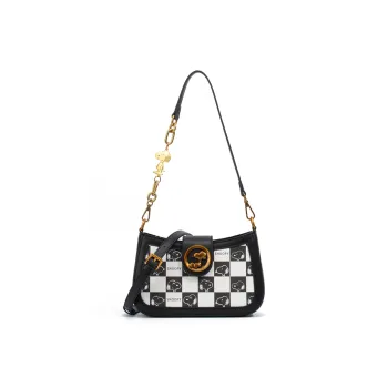 SNOOPY PU Shoulder Bag Regular Women's Black
