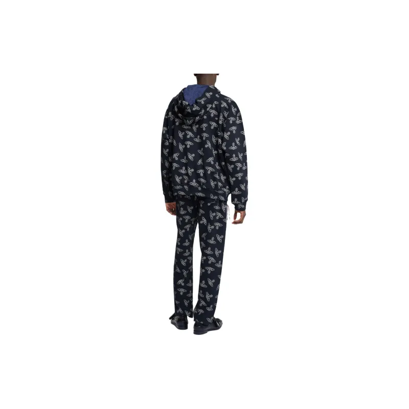Vivienne Westwood SS24 Casual Pants Unisex Black Blue-2