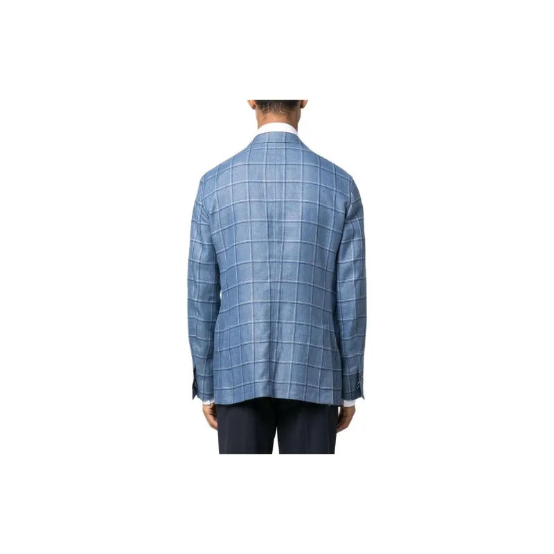 CORNELIANI Check-pattern Single-breasted Blazer-3