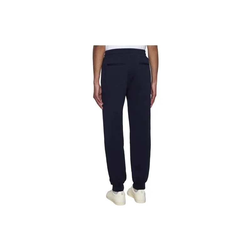 Brunello Cucinelli Knitted Sweatpants Men's Marine Blue-3