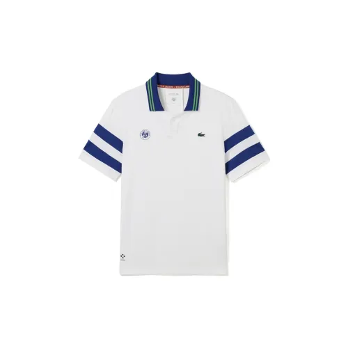 LACOSTE Daniel Medvedev Collaboration Polo Shirts Men ITA/White