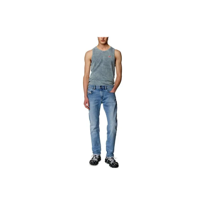 DIESEL 2019 D Strukt Logo Patch Skinny Jeans-1