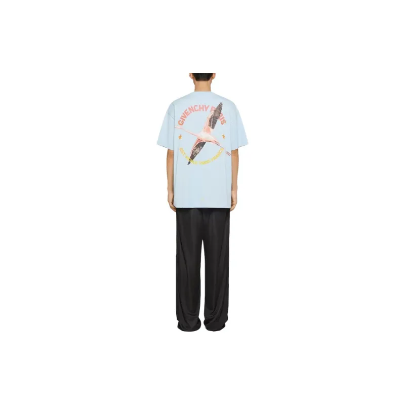 Givenchy Flamingo Printed Crewneck T Shirt-1