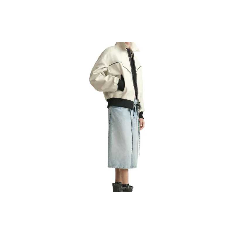 ZARA x Two Jeys SS24 Denim Shorts Men's Light Blue-4