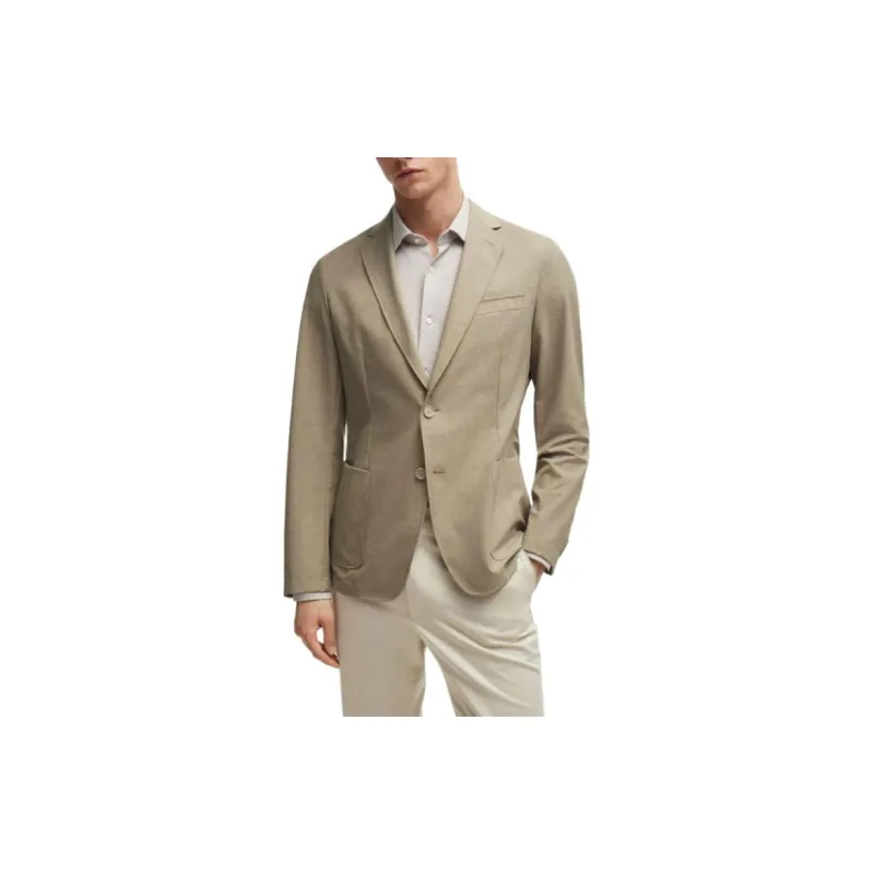 HUGO BOSS SS24 Business Suit Coat Men's Khaki-1