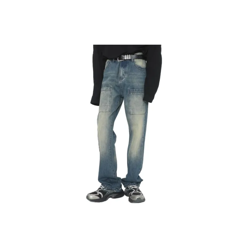 Voguo Relay Jeans Unisex Vintage Blue-5
