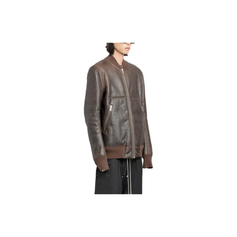 RICK OWENS Jackets Men Brown-3