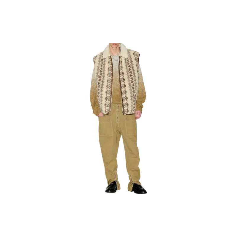 ISABEL MARANT Patterned Zip Up Vest-1