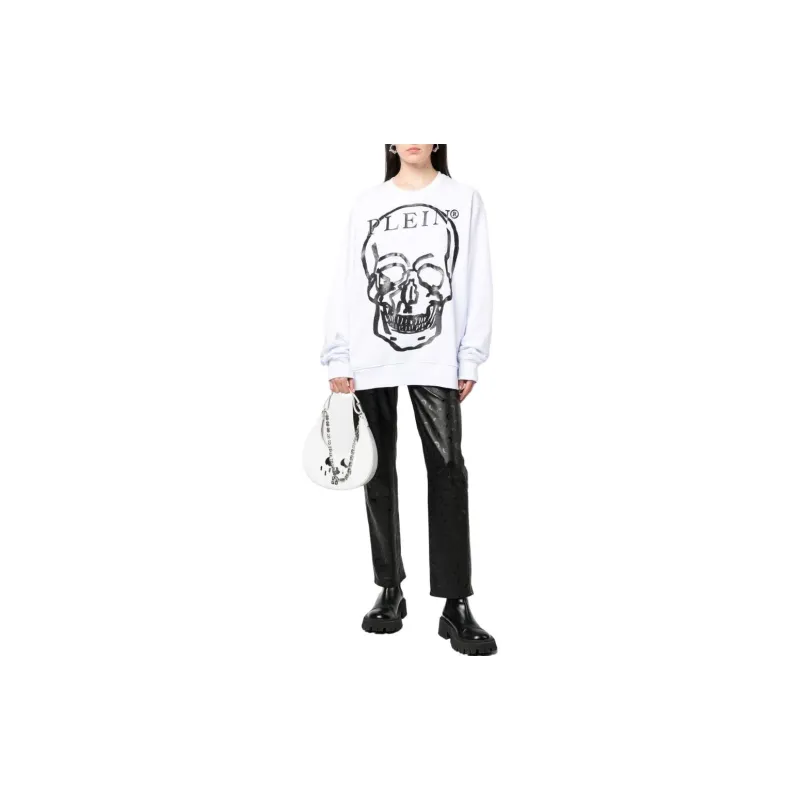 PHILIPP PLEIN Skull print Long sleeve Sweatshirt-2