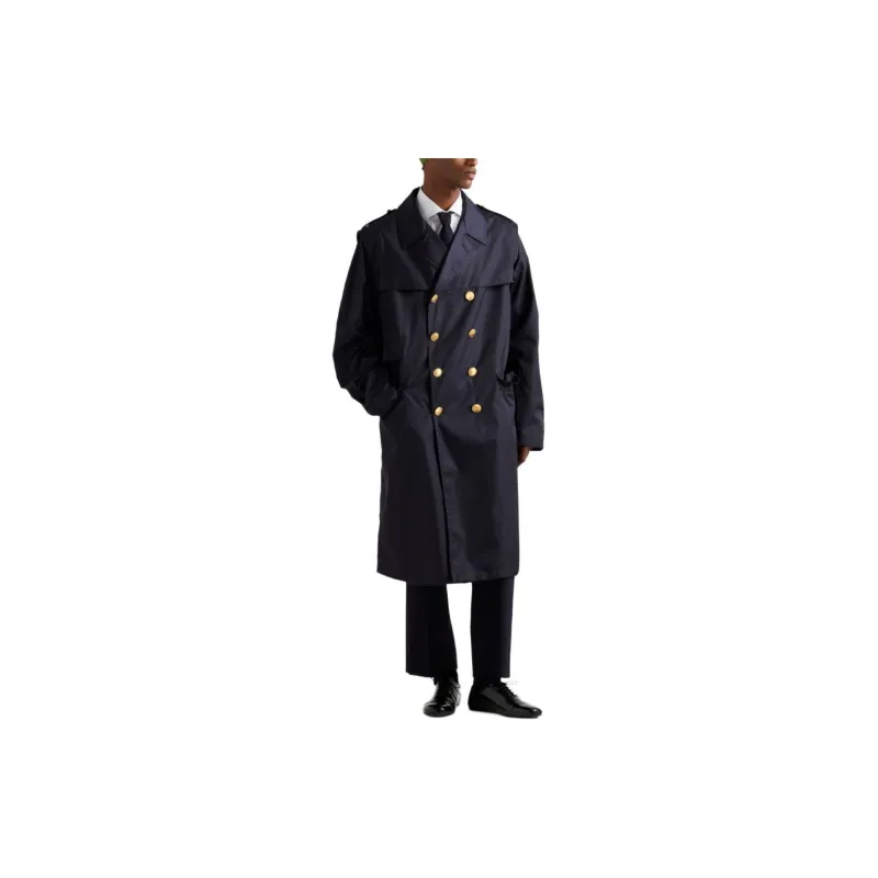 PRADA Double-breasted Raincoat-1