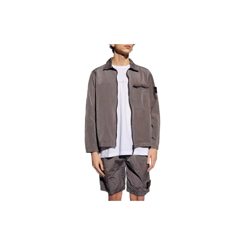STONE ISLAND Zip up Shirt Jacket-1