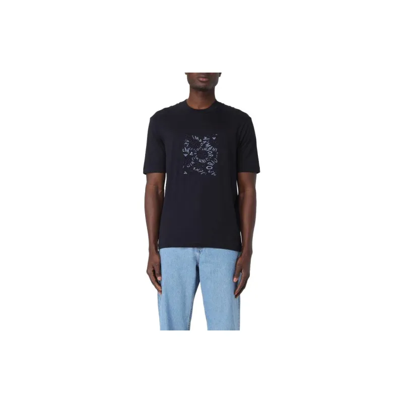 EMPORIO ARMANI T Shirt Men's Marine Blue-3