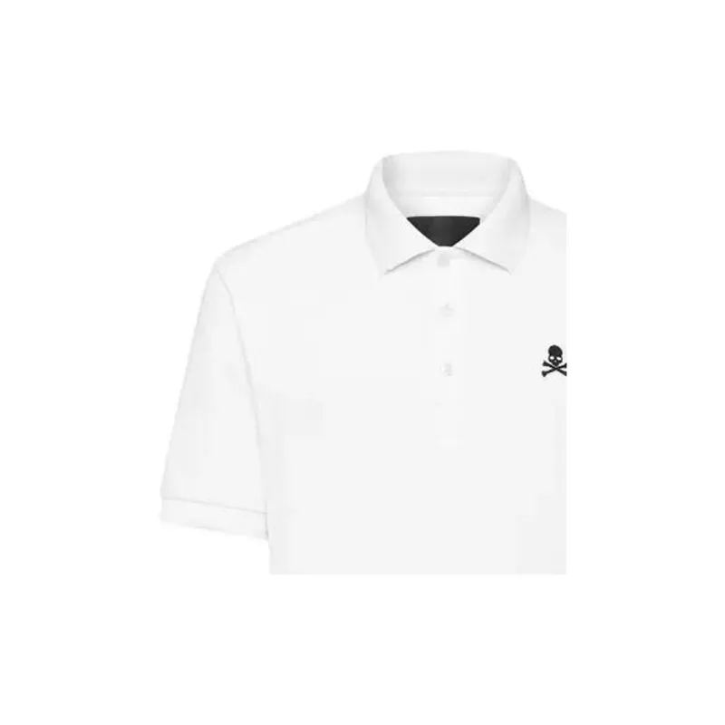 PHILIPP PLEIN Polo Shirts Men White-5