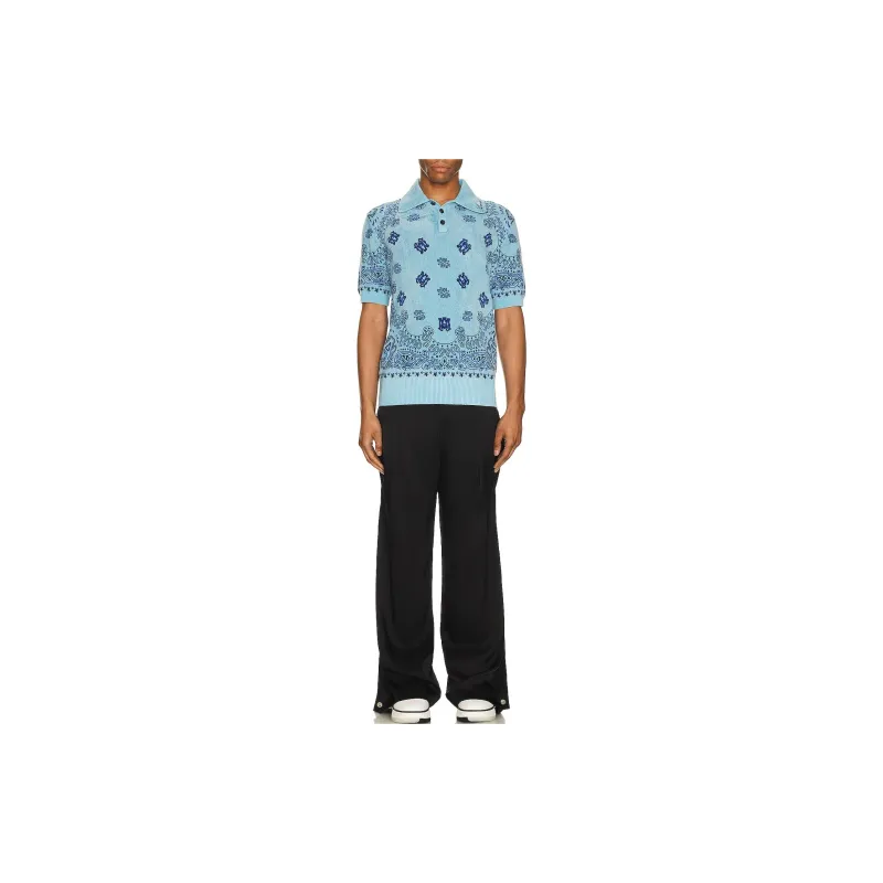 AMIRI Polo Shirt Men's Air Blue-3