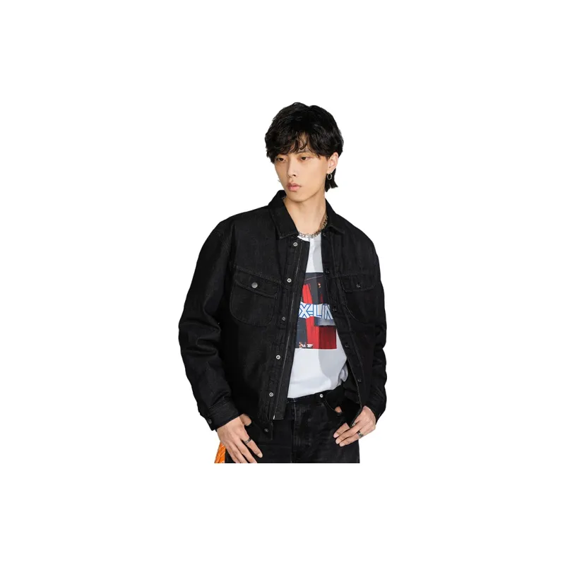 Lee FW22 Down Jacket Men's Black-2