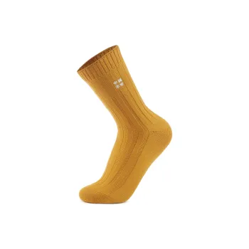 LiNing Vital Series Knee High Socks Unisex 1 Pack Wheat Golden Yellow