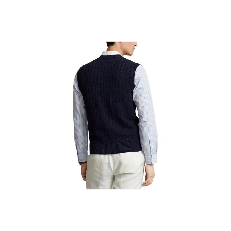 Polo Ralph Lauren Vests Men Marine Blue-2
