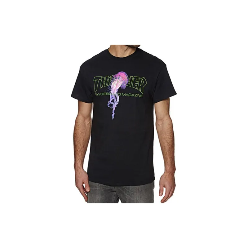 Thrasher T Shirt US Version Unisex Black-2