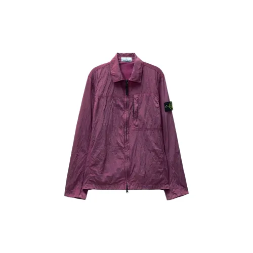 STONE ISLAND Jackets Men Purple