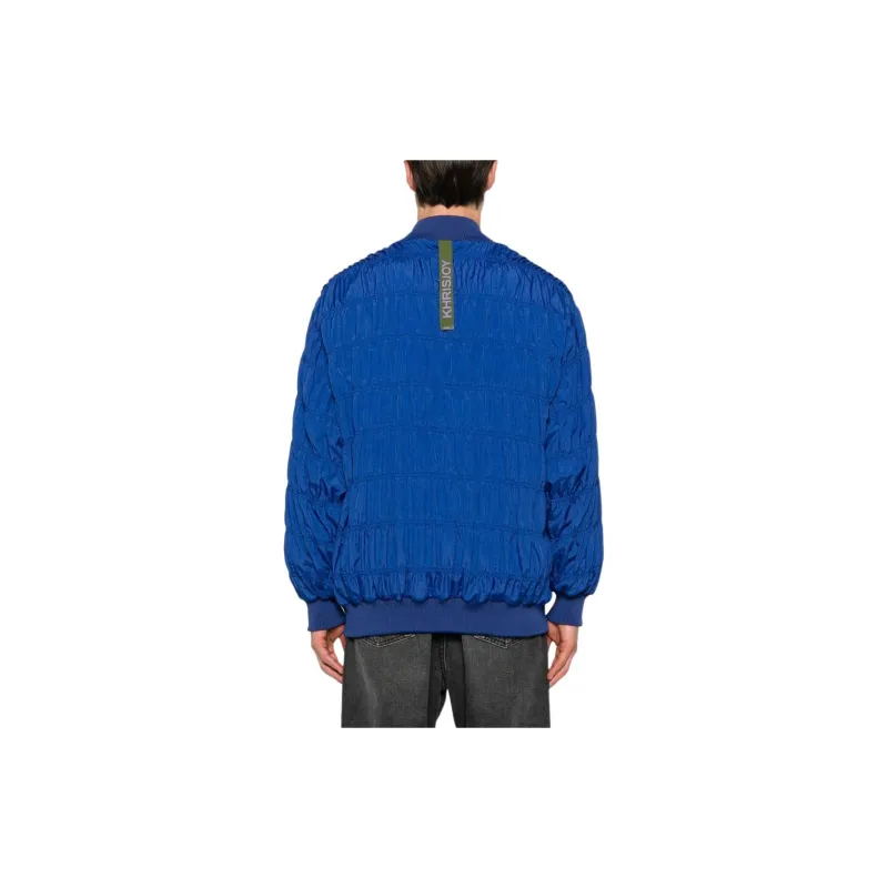 KHRISJOY Ruched-detail Oversize Jacket-2